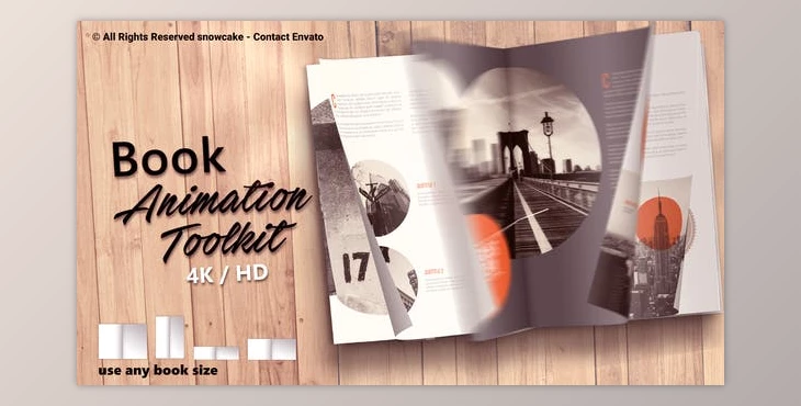 Download Book Animation Toolkit (Videohive 21751656) - AE Project