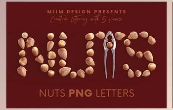 Download Nuts – 3D <span class='badge badge-warning'>Lettering</span> CreativeMarket - 7546582
