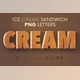 Download Ice Cream Sandwich – 3D Lettering CreativeMarket - 7546576
