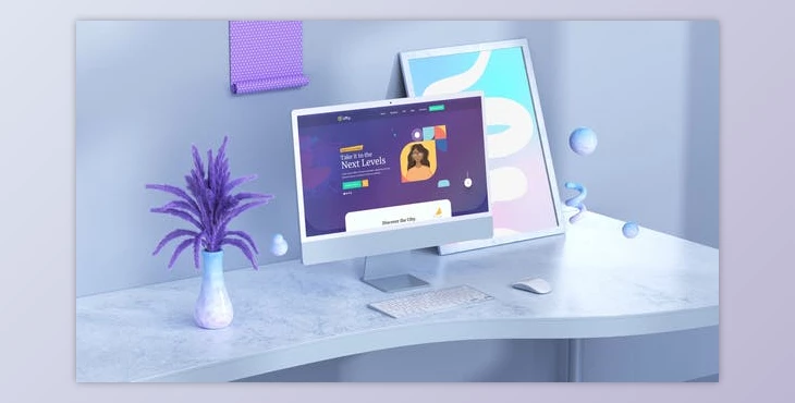 Download Breeze – Mockup Website Promo (Videohive 39648144) - AE Project