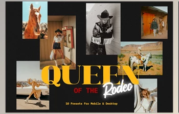 Download Queen Of The RODEO | Cowgirls <span class='badge badge-warning'>Preset</span> CreativeMarket - 7170060
