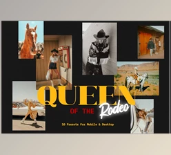 Download Queen Of The RODEO | Cowgirls Preset CreativeMarket - 7170060