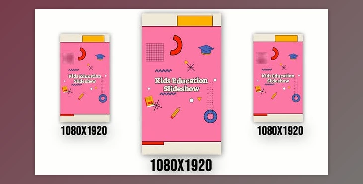 Download Kids Education Promo Instagram Story (1080×1920) (Videohive 39679497) - AE Project