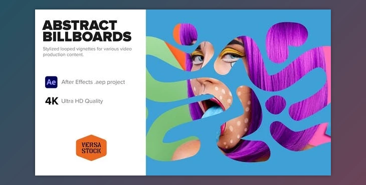 Download Abstract Loopable Billboards (Videohive 39665565) - AE Project