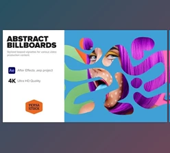 Download Abstract Loopable Billboards (Videohive 39665565) - AE Project