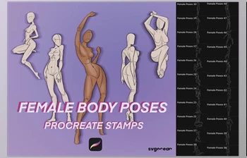 Download Female Pose <span class='badge badge-warning'>Procreate</span> Brushes <span class='badge badge-warning'>CreativeMarket</span> - 10173815