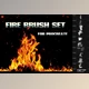 Download Fire and Flame Procreate Brushes CreativeMarket - 10173816