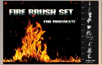 Download Fire and Flame <span class='badge badge-warning'>Procreate</span> Brushes <span class='badge badge-warning'>CreativeMarket</span> - 10173816