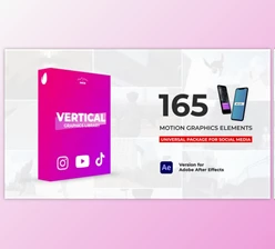 Download Vertical Graphics Pack (Videohive 37560193) - AE Project