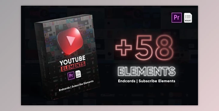 Download Youtube Elements Pack (Videohive 39395460)