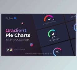 Download Gradient Pie Charts for Motion & FCPX (Videohive 39511337)