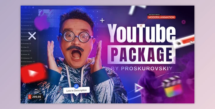 Download Videohive YouTube Essential Library | Final Cut Pro X 39550789