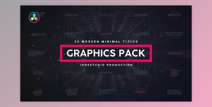 Download Minimal Titles for Davinci Resolve (Videohive 39433877)