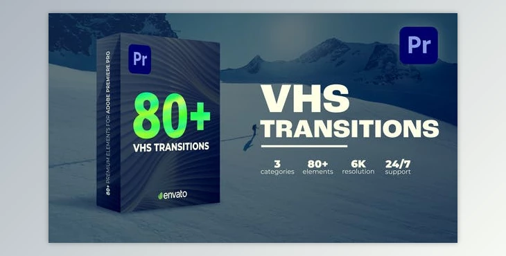 Download Transitions VHS (Videohive 39463088) - PR Project