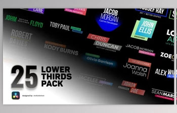 Download 25 Lower Thirds & Titles <span class='badge badge-warning'>Pack</span> (<span class='badge badge-warning'>Videohive</span> 39252028)
