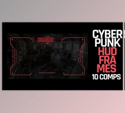Download HUD Cyberpunk Frames (Videohive 39725095) - AE Project
