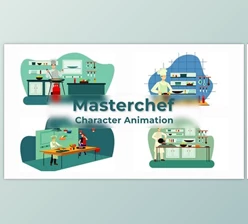 Download Masterchef Cooking Animation Scene 01 (Videohive 38195175) - AE Project