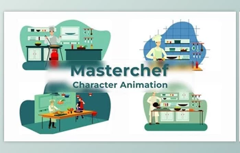 Download Masterchef <span class='badge badge-warning'>Cooking</span> Animation Scene 01 (Videohive 38195175) - AE Project