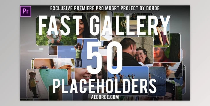 Download Fast Gallery – Premiere Pro Mogrt Project (Videohive 37122828)