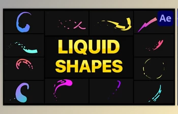 Download Liquid Shapes | After <span class='badge badge-warning'>Effects</span> (Videohive 36249691) - AE Project