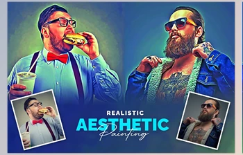 Download Realistic Asthetic <span class='badge badge-warning'>Painting</span> CreativeMarket - 7821844