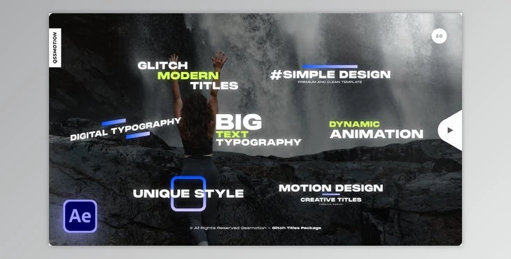 Download Game Glitch Titles (Videohive 35878134) - AE Project