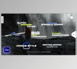Download Game Glitch Titles (Videohive 35878134) - AE Project