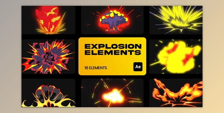 Download Cartoon Explosion VFX (Videohive 36191419) - AE Project