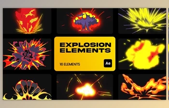 Download Cartoon <span class='badge badge-warning'>Explosion</span> VFX (Videohive 36191419) - AE Project