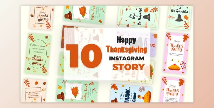 Download Happy Thanksgiving Instagram Story Pack VH-34916486