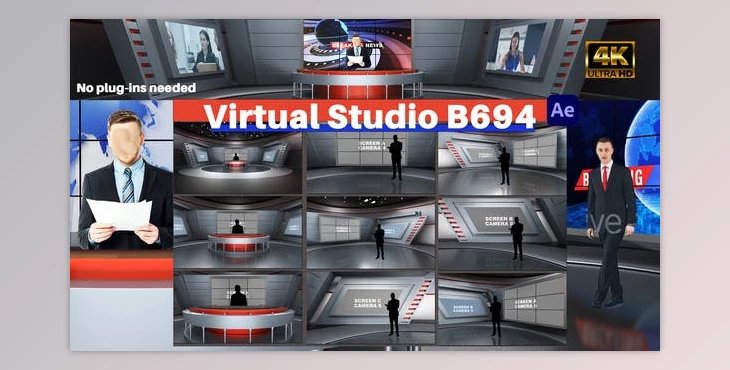 Download Virtual Studio B694 (Videohive 37102483) - AE Project