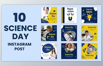 Download Science Day Instagram <span class='badge badge-warning'>Post</span> (Videohive 35608446) - AE Project