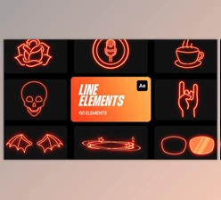 Download Line Visual Effects and Motion Shapes (Videohive 36165576) - AE Project