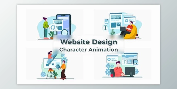 Download Website Design Explaner Animation Scene (Videohive 38210629) - AE Project