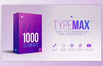 Download TypeMax | <span class='badge badge-warning'>1000</span> Titles and Lower Thirds (Videohive 19429492) - AE Project