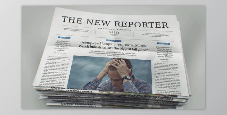 Download Breaking News Photoreal Newspaper 4k (Videohive 37114962) - AE Project