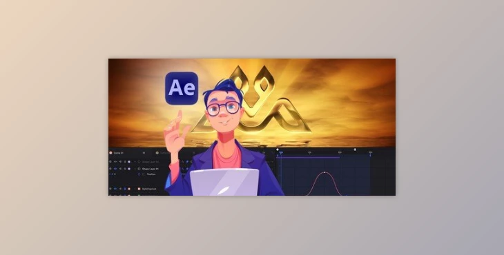 Download After Effect : How To Create A Sunrise Logo Animation