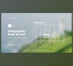 Download Infographic Area & Line Graphs (Videohive 39864742) - AE Project
