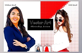 Download Vector Art Photoshop Action <span class='badge badge-warning'>CreativeMarket</span> - 10208213