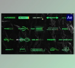 Download Colorful Glitch Titles After Effects (Videohive 35785767) - AE Project