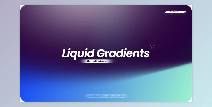 Download Liquid Gradients - Pack 03 (Videohive 39748350) - AE Project