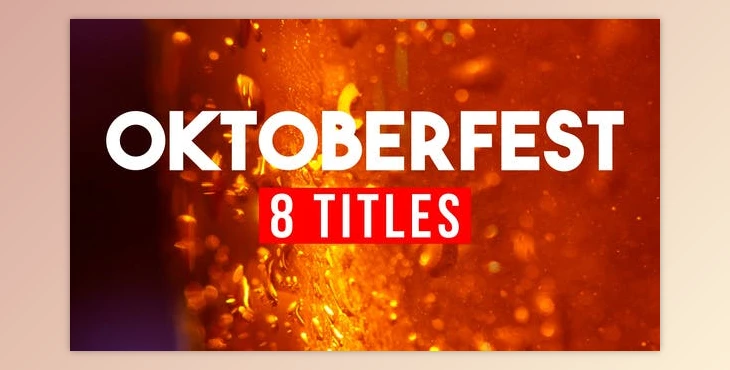 Download 8 Oktoberfest Beer Titles (Videohive 39744288) - AE Project