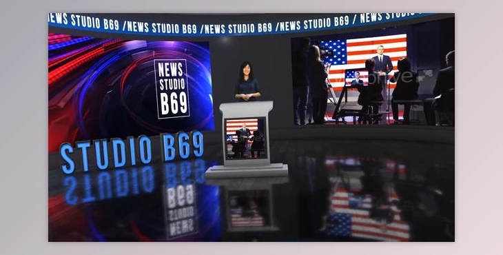 Download News Studio B69 (Videohive 28031091) - AE Project