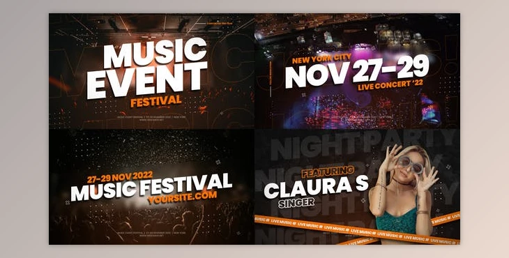 Download Music Festival Event Promo (Videohive 39896315) - AE Project