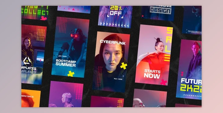 Download Cyberpunk Stories (Videohive 39466196) - AE Project