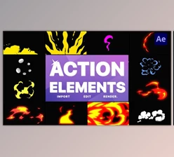Download Action Elements | After Effects (Videohive 36150418) - AE Project