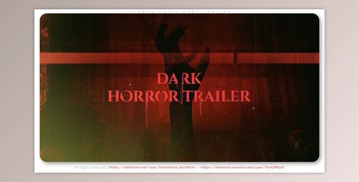 Download Horror Movie Dark Trailer (Videohive 39825417) - AE Project