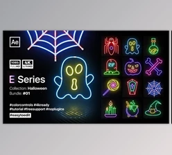 Download Halloween Neon Elements (Videohive 39820089) - AE Project