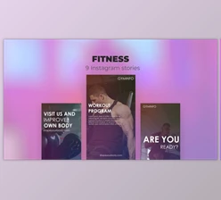Download Fitness – Instagram stories (Videohive 39984881) - AE Project