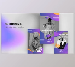 Download Shopping – Instagram stories (Videohive 39985957) - AE Project